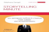 Storytelling minute - .storytelling, pour v©hiculer toutes sortes de messages de lâ€™entre-prise