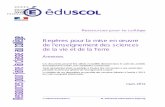 couv annexes SVT - cache.media.eduscol.education.frcache.media.eduscol.education.fr/file/SVT/13/3/Annexes_reperes... · Ressources pour le collège Repères pour la mise en œuvre