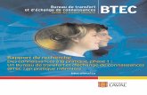 Rapport de recherche - BTEC - FSI: Présentation · ¾ Libérer du temps de certaines infirmières pour la recherche documentaire incluant la lecture ... (IRSC) et par la Fondation