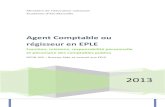 Agent Comptable ou régisseur en EPLE - … · Académie d’Aix Ministèe de l’éducation nationale -Marseille 2013 Agent Comptable ou régisseur en EPLE Fonction, missions, responsabilité