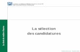 La sélection des candidatures - miqcp.gouv.frmiqcp.gouv.fr/images/Guides/documentPDF/g1.pdf · La sélection des candidatures lors d'un concours d'architecture et d'ingénierie ou
