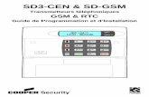SD3-CEN & SD-GSM - cooperfrance.com · Page i SD3-CEN & SD-GSM Transmetteurs téléphoniques GSM & RTC Guide de Programmation et d’Installation