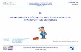M. MAINTENANCE PRÉVENTIVE DES … · Les opérations de maintenance préventive V1 et V2 décrites dans document doivent être réalisées par du personnel qualifié, ... Pneumatiques