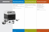 Zahnrad-Pumpen- Gear pump drive Moteur de Antrieb · Les pompes à engrenages ISMATEC sont prévues pour l’usage en laboratoire et dans l’industrie. Dès lors, nous ... XXEn cours