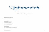 Dossier de presse Infomaniak v9 - Hébergement Haut de … · L'hébergement de serveurs, communément appelé Housing, permet à des particuliers ou des entreprises de placer leur(s)