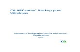 CA ARCserve® Backup pour Windows ARCserve Backup r16 5-FRA... · Agent pour Microsoft SQL Server de CA ARCserve® Backup pour Windows ... Windows Option NAS NDMP de CA ARCserve ...