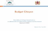 Transparence budgétaire & démarche de performance …old.cafrad.int/Workshops/Rabat10-11_06_13/10_expose... · 5 I. Transparence budgétaire au Maroc: Principales réalisations