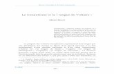 Le romantisme et la « langue de Voltaire » de Voltaire.pdf · Le romantisme et la « langue de Voltaire » ... L’Espagne : Cervantès. Et nous, ... Essai sur Voltaire et le romantisme
