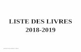 LISTE DES LIVRES 2018-2019 - roberval.lyc.ac-amiens.frroberval.lyc.ac-amiens.fr/IMG/pdf/liste_des_livres_2018_2019_def.pdf · ESPAGNOL 978 2 09 162793 9 Planeta tome unique DEBRAS
