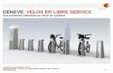 1. GENEVE VELOS EN LIBRE SERVICE - bikesharing.ch · geneve velos en libre service . 2. 2. sommaire ... la station vls . 10. 10. la station vls . totem d’acces au service velo (7
