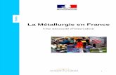 La métallurgie en France -Une nécessité d'innovation · AVANT-PROPOS Innover en Métallurgie Une nécessité pour maintenir notre compétitivité L’industrie française de la