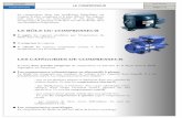 LE RÔLE DU COMPRESSEUR - leguideits.frleguideits.fr/.../dossiers--fiches-techniques-3/le-compresseur.pdf · semi-hermétique à piston Compresseur semi-hermétique à vis Vis Hélicoïdale