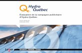 Évaluation de la campagne publicitaire d’Hydro-Québec · Contexte et objectifs 4 Léger a été mandaté par Hydro-Québec afin d’évaluer l’effet de la seconde phase de sa