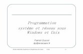 Programmation système et réseau sous Windows et Unixpatrick.ducrot.free.fr/CoursReseau/ProcessusReseaux.pdf · - Dans le répertoire courant, dans le répertoire SYSTEM et dans