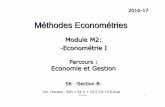 Parcours : Economie et Gestion - Fèsfsjes.usmba.ac.ma/cours/touijar/S6-ECO-GEST-int-17.pdf · S6 -Section B- Vol. Horaire : 50h ... économétrique moderne . Jusqu'à la fin des