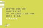 Consulter le référentiel matériel et organisation des TICEcache.media.eduscol.education.fr/file/services/93/5/Referentiel... · Équipement TICE et développement durable ... De