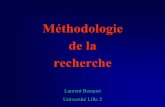 Laurent Bosquet Université Lille 2 - dphu.org · Plan du cours. Méthodologie de la recherche. 1. Introduction. 2. Comment identifier le problème. 3. Comment présenter le problème.
