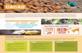 CaCao - transfair.lu und... · CaCao 14 millions de petits producteurs, travailleurs et leurs familles dépendent de la culture de cacao dans plus de 30 pays du Sud. Plus de 70 %