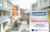 Matinale Appels A Projets - Systematic Paris-Region · Durée : de 24 à 48 mois. ... APPELS A CANDIDATURE : SIMSEO Date de clôture Offres Industrie BTP : 06/11/2017