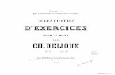 Cours complet d'exercices pour le piano [Op.86] · COURS COMPLET D'EXERCICES LNTKODUCTION. L etude des Exorcices est indispensable pour aequérir uu véritable lalrut sur le Piauo.