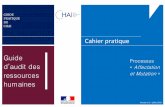 Cahier p ratique - economie.gouv.fr · A A Guide d’audit des ressources humaines Cahier p Processus « Affectation et Mutation » ratique Version 1.0 – juillet 2015