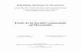 Etude de la fiscalité communale en Mauritanie - …unpan1.un.org/intradoc/groups/public/documents/un/unpan033878.pdf · Diagnostic de la capacité de mobilisation fiscale des communes