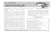Le Bulletin - apdra.org 7.pdf · 1 Le Bulletin APDRA . Publication des associations APDRA-F et APDRA-CI . Directeurs de la publication Marc OSWALD et Dramane COULIBALY., Rédacteur