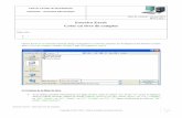 Exercice Excel: Créer un livre de compteshomeres.free.fr/formation/cours/pdf/exoexcel2003.pdf · nom "Livre de comptes" (menu "Fichier" puis "Enregistrer sous"). 1/ Création de