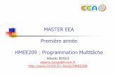 MASTER EEA Première année HMEE209 : Programmation Multitâchebosio/HMEE209/01 - introduction.pdf · Première année HMEE209 : Programmation Multitâche ... n La programmation sous