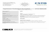 Agrément Technique Européen ETA-08/0109 - KEPS …keps-france.com/pdf/Doc_ETA_08_0109.pdf · Les textes et dessins de brochures publicitaires ne doivent pas être en contradiction