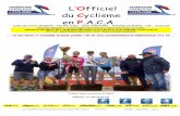 L’Officiel du Cyclisme en P.A.C - passionvttvenelles.fr · O.C.P (Officiel du cyclisme en Provence Alpes Côte d’Azur) FFC PACA N°366 – Juin 2018 - page 3 - Sylvain ANDRE RAPPORT