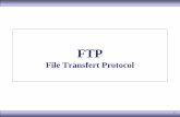 File Transfert Protocol - n.grassa.free.frn.grassa.free.fr/cours/FTP.pdf · 4 FTP (Client) • Pour accéder à un serveur FTP, on utilise un logiciel client FTP (possédant une interface