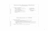 Interaction Homme-Machine - Page d'accueil / Lirmm.fr …mountaz/Ens/DessTni/Ihm/Cours/c1-introErgo.pdf · 2009-01-14 · Information s des machines à traiter Capacités humaines