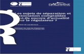 Les sujets de séparation et dissociation comptables …chairgovreg.fondation-dauphine.fr/sites/chairgovreg.fondation... · ... la consolidation et la ... Quels sont les avantages