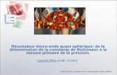 Résonateur micro-onde quasi sphérique: de la ...irfu.cea.fr/.../3908/Resonateur-micro-onde-quasi-spherique.pdf · Résonateur micro-onde quasi sphérique: ... RT 4 He J E T U J
