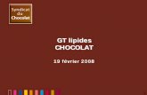 GT lipides CHOCOLAT - Ministère des Solidarités et de …solidarites-sante.gouv.fr/IMG/pdf/Presentation_lipides_chocolat.pdf · Compositions lipidiques des chocolats ... Le marché