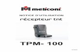 TPM- 100 - Hébergement, enregistrement de nom de domaine et services internet par 1&1 …€¦ · TPM-100 - Page 1 2. PRECAUTIONS DE SECURITE Source d’alimentation Le récepteur