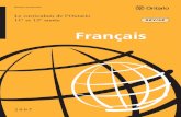 Le curriculum de l'Ontario: Français 11e et 12e année … · Le présent document Le curriculum de l’Ontario – Français, 11e et 12e année, édition révisée, 2007 est destiné