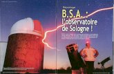  · Situation géographique de l'observatoire : ... prestigieux (les châteaux de Chambord et de Chenonceau vous disent sans doute quelque chose), bien préservée