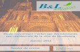 Etude concernant l’éclairage des bâtimentsbl-evolution.com/Docs/DP-Pollution-Lumineuse-Strasbourg-BL... · Cathédrale de Strasbourg Chambre du Commerce et de l’Indust ie Direction
