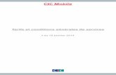 CIC Mobile · FORFAIT EFFICIO 4G LES COMMUNICATIONS ILLIMITÉES, hors coût des fournisseurs de services (depuis la France métropolitaine) ... • Portabilité du N° (sur demande