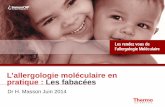 Lâ€™allergologie mol©culaire en pratique : Les fabac©es Companies/France/Allergie/Webinaire... 