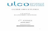 GUIDE DES ETUDES - Bienvenue sur le site de …univ-littoral.fr/formation/fiches/docs/guide_licence_eg_dk.pdf · La première année de la « Licence Economie-Gestion » ... politique