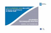 LES PL‰NIˆRES 2008 DU LCPC Sciences et media.lcpc.fr/ext/pdf/sem/2008_jtr_visibilite-   Trajectoire