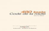 480 tests Code de la route - eyrolles.com · Pour réussir l’épreuve, vous devez obtenir au minimum 35 réponses justes. ... votre bon droit et font appel au bon sens. Ce guide