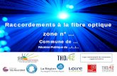 Raccordements à la fibre optique zone n° - thd42.fr · Fournis par votre fournisseur d’accès internet . ... d’Internet Très Haut Débit. La fibre à XXXXXXX ... raccordés