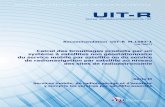 Recommandation UIT-R M.1583-1 - itu.int · l'UIT-T, l'UIT-R, l'ISO et la CEI en matière de brevets», dont il est question dans l'Annexe 1 de la Résolution UIT-R 1. Les formulaires