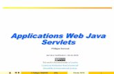 Applications Web Java Servlets - LIG Membreslig-membres.imag.fr/genoud/ENSJAVA/cours/supportsPDF/Servlets.pdf · © Philippe GENOUD UGA Février 2018 3 objets ServletHTTP contenu