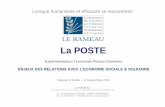 La POSTE - Observatoire des partenariatsobservatoire-des-partenariats.fr/wp-content/uploads/2016/... · 2016-11-22 · GDF SUEZ SUEZ ORANGE Mutuelles de Poitiers* MACIF* ... CHAPITRE