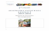 ALLEMAND LANGUE B LEA LICENCE 2 2015-2016 - … · - D. BRESSON : Précis de grammaire allemande, Hachette, Paris, 1999, ou : - D. BRESSON, G. RENAUD : Précis de grammaire allemande,